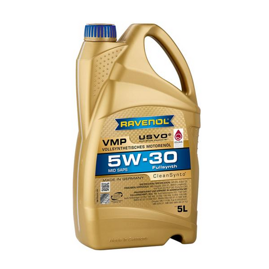Aceite Ravenol VMP 5W-30 5L — 100% Sintético VW 504.00/507.00 | BMW LL-04
