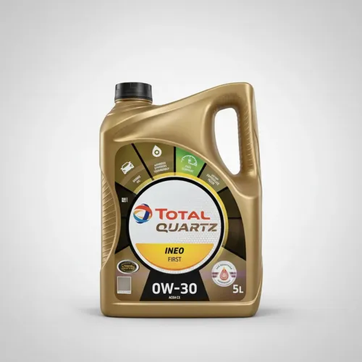Aceite Total Quartz Ineo First 0W-30 5L — 100% Sintético